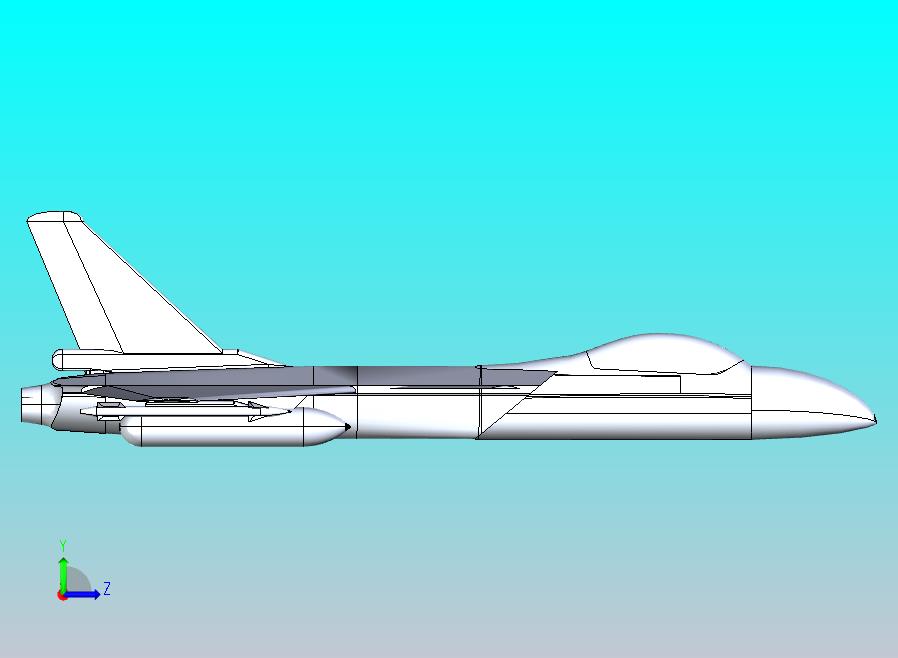 SS-211 Wcraft战斗机简易模型3D图纸
