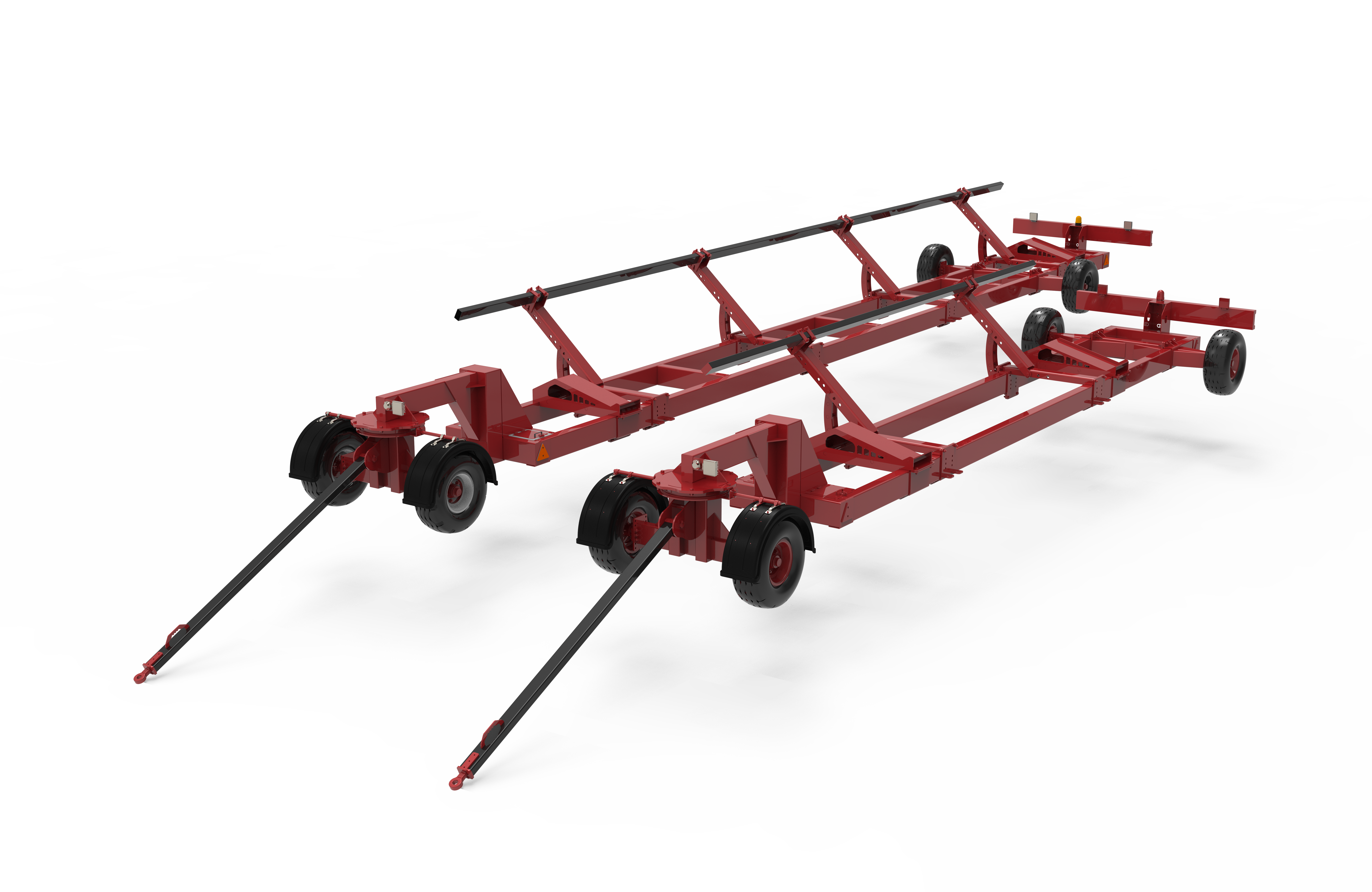 大型板式运输拖车