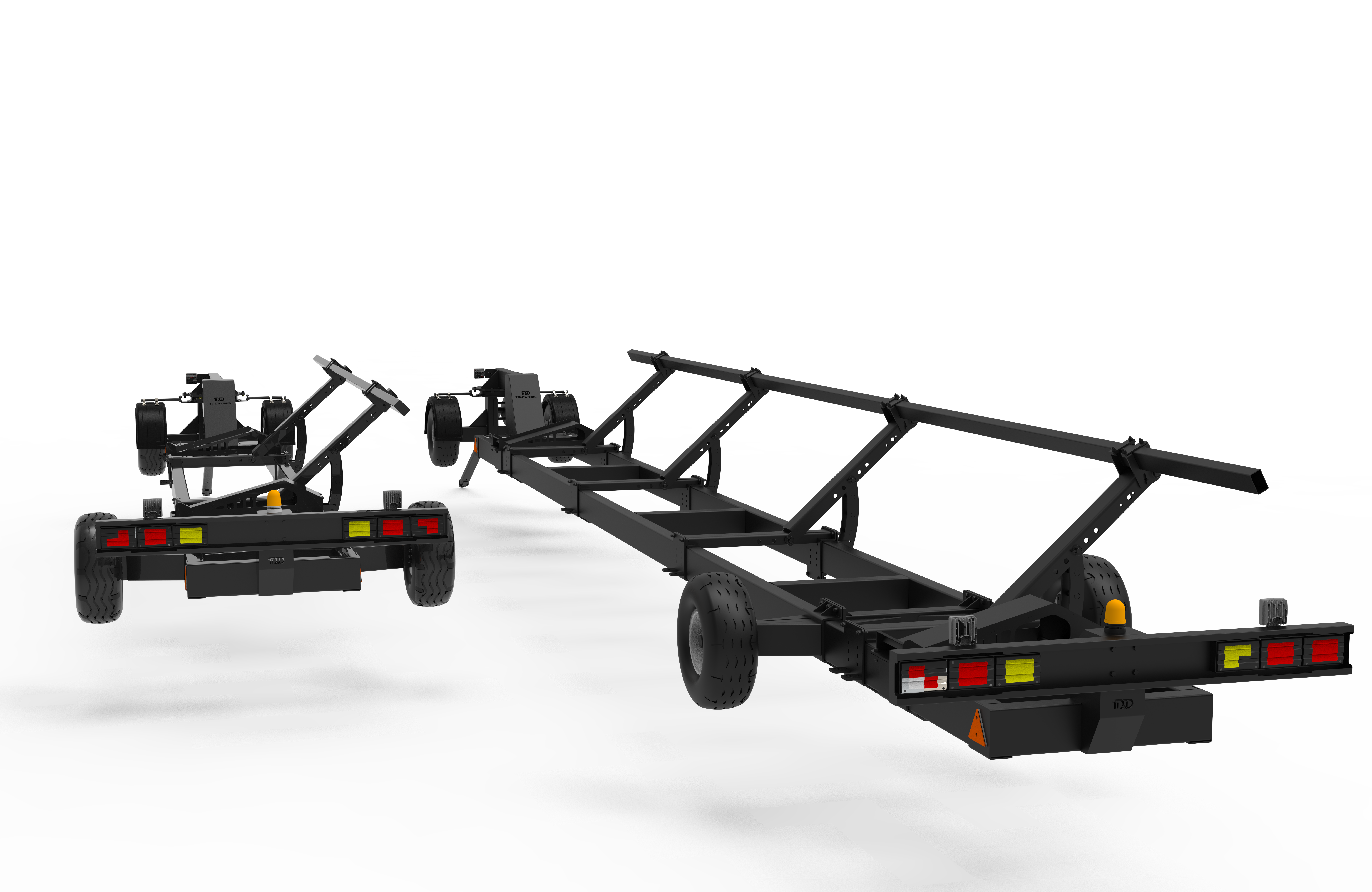 大型板式运输拖车