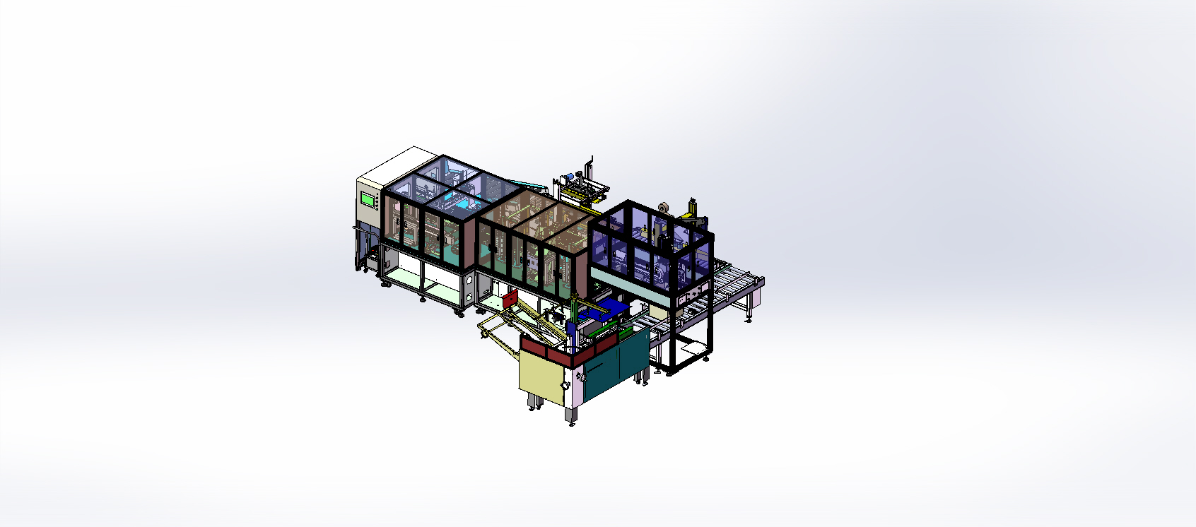 盘装电子贴片元件真空包装机