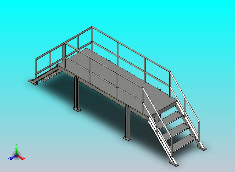 焊接件的钢楼梯