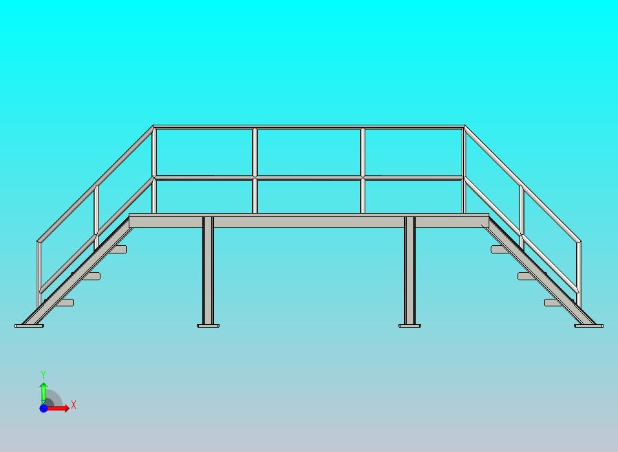 焊接件的钢楼梯