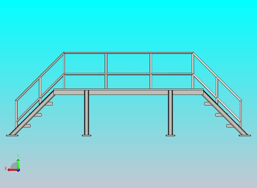 焊接件的钢楼梯