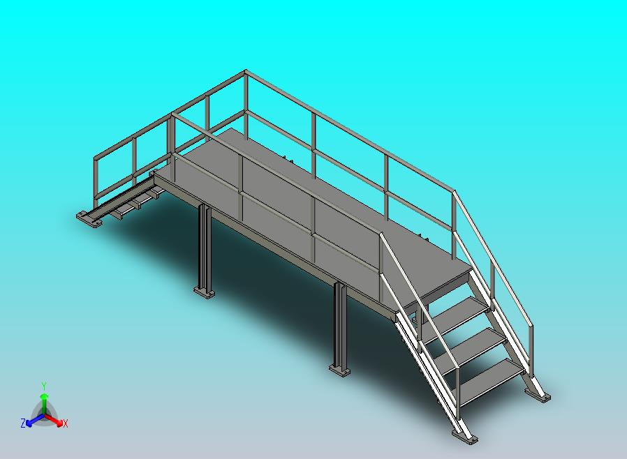 焊接件的钢楼梯