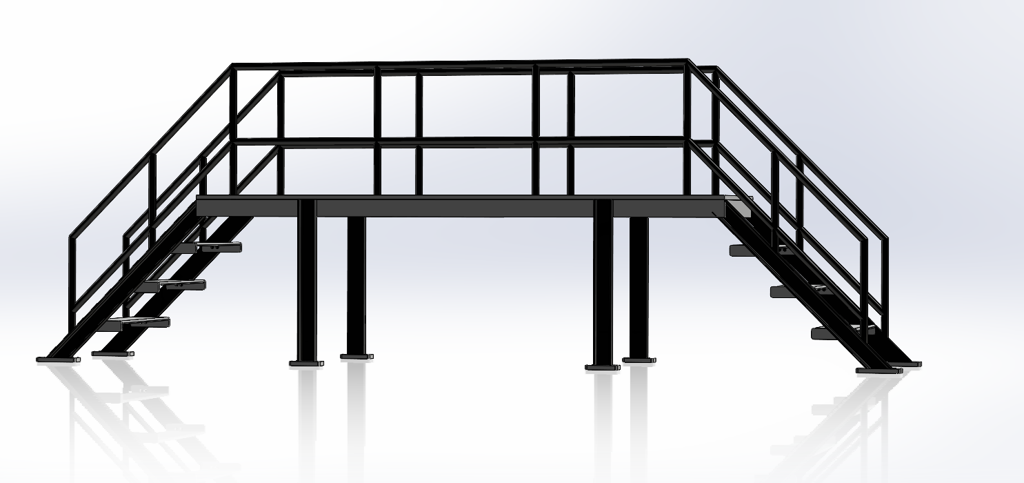 焊接件的钢楼梯