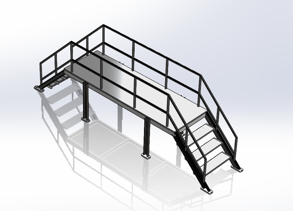 焊接件的钢楼梯
