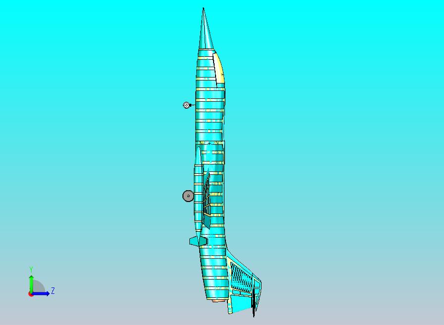F-104战机实体组装模型