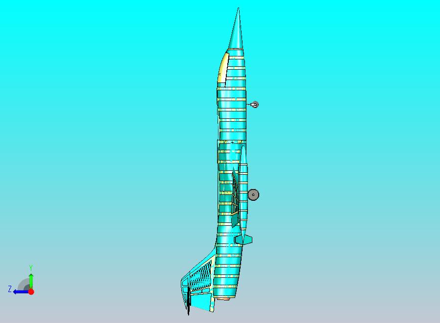 F-104战机实体组装模型