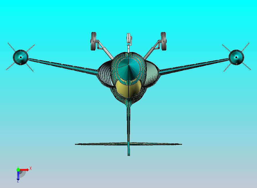 F-104战机实体组装模型
