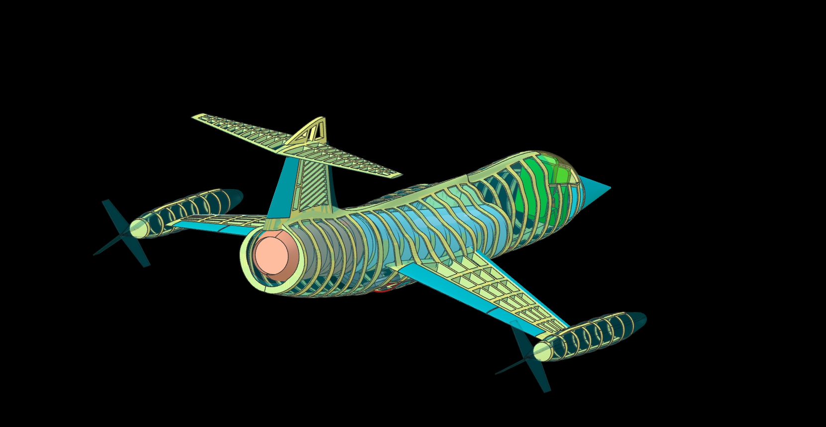 F-104战机实体组装模型