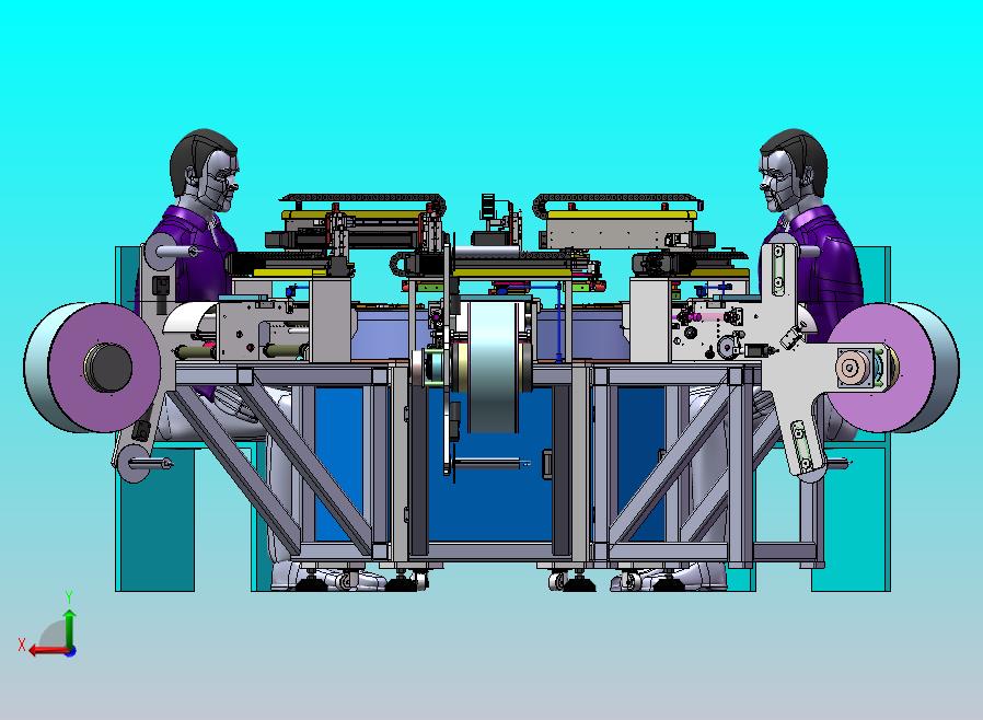 6工位盘贴合机贴膜设备，3种蓝膜，压合，无气泡