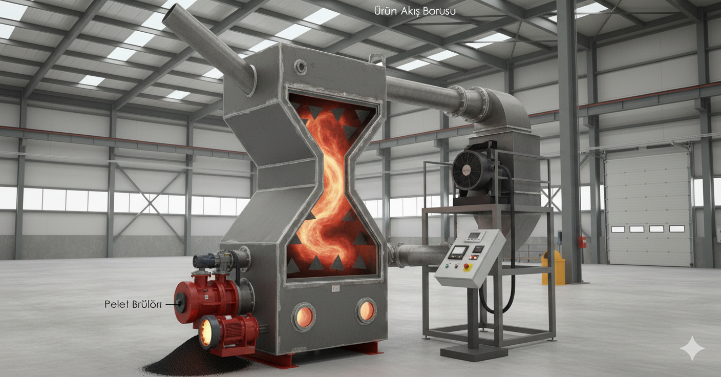 生物质碳化装置，颗粒燃烧器，ML34