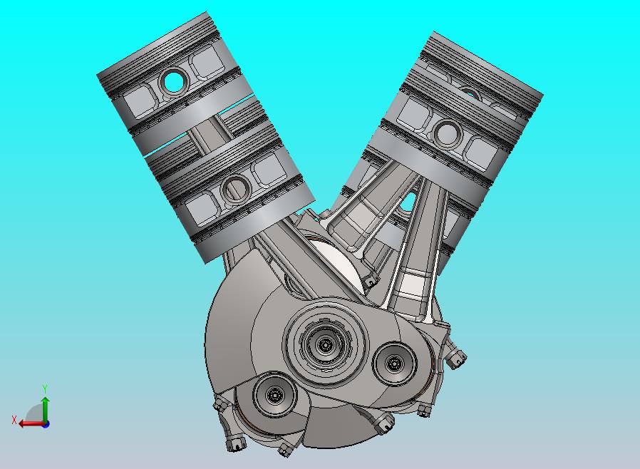 Packard V-1650 Merlin 曲轴和活塞组件