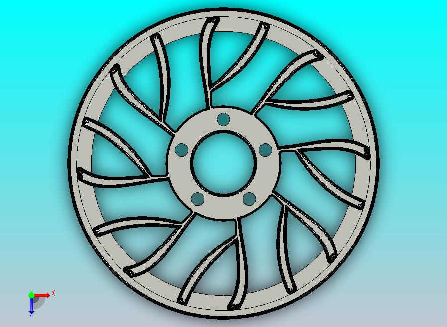 带轮胎的合金轮毂