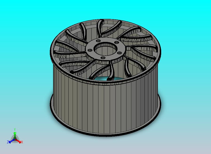 带轮胎的合金轮毂