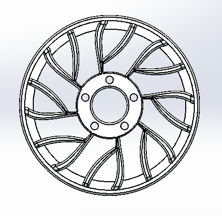 带轮胎的合金轮毂