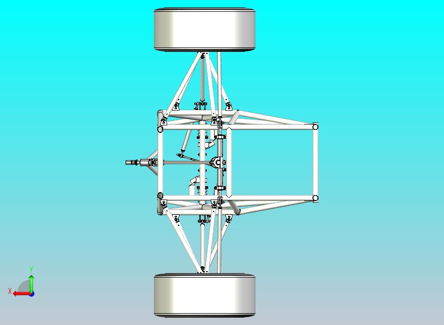 学生方程式赛车前悬架总成