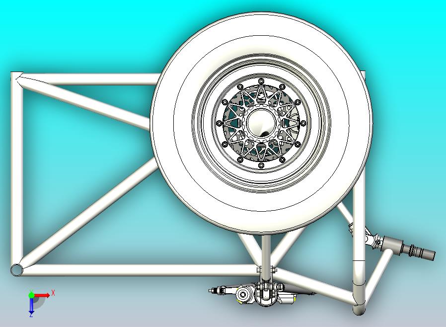 学生方程式赛车前悬架总成