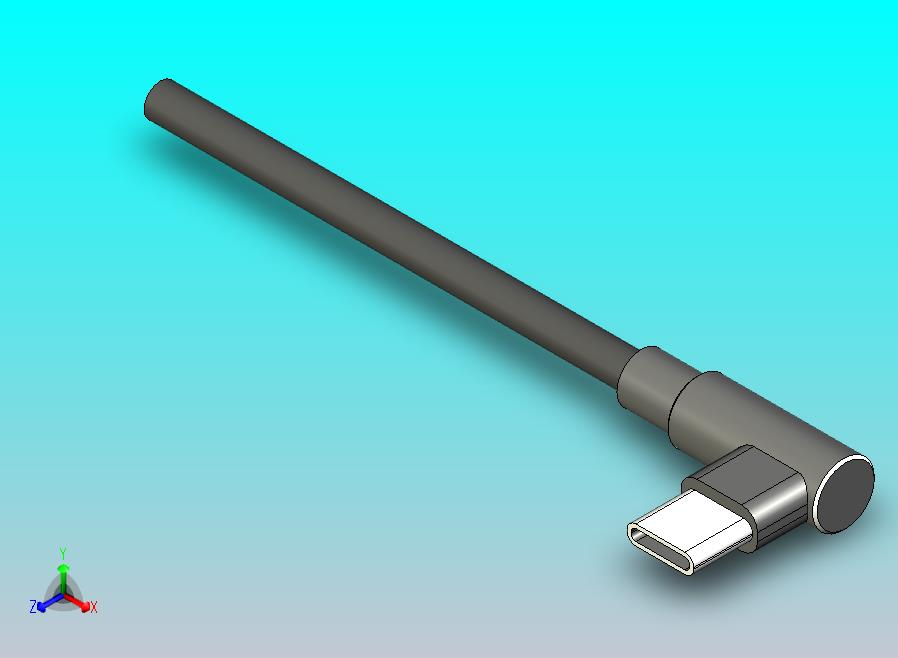 REMHA 的 Type-C 90° 直角 2m USB 数据线