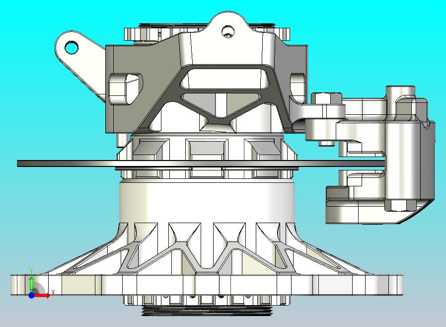 学生方程式赛车中心和支柱的船头