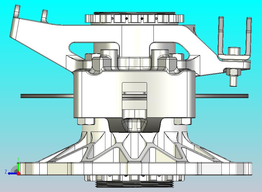 学生方程式赛车中心和支柱的船头