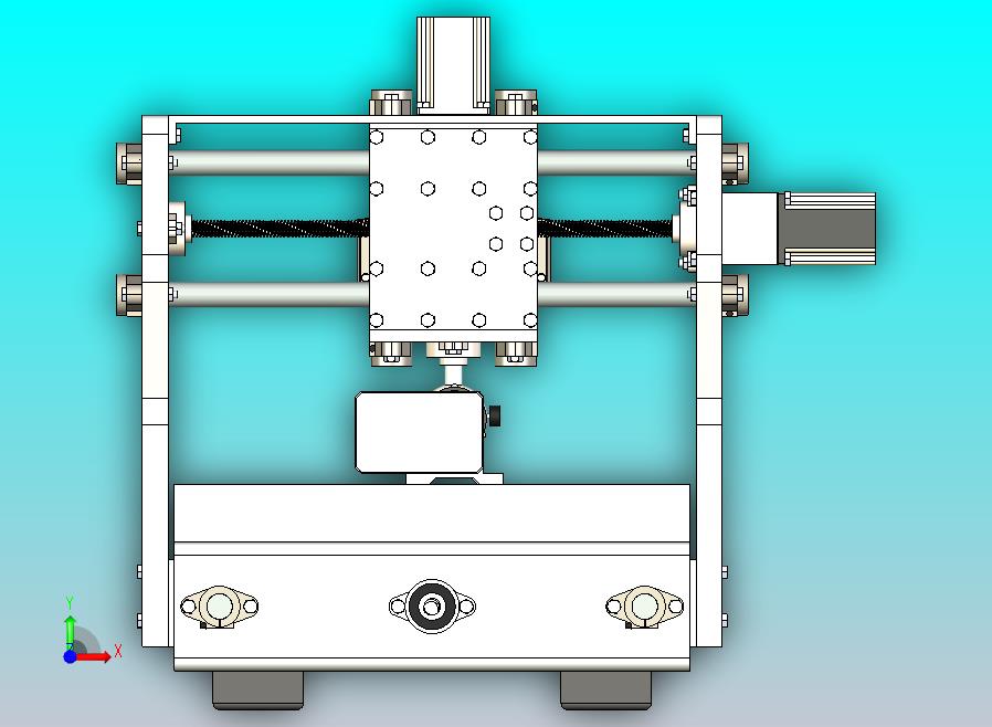4轴铣床3D图纸模型