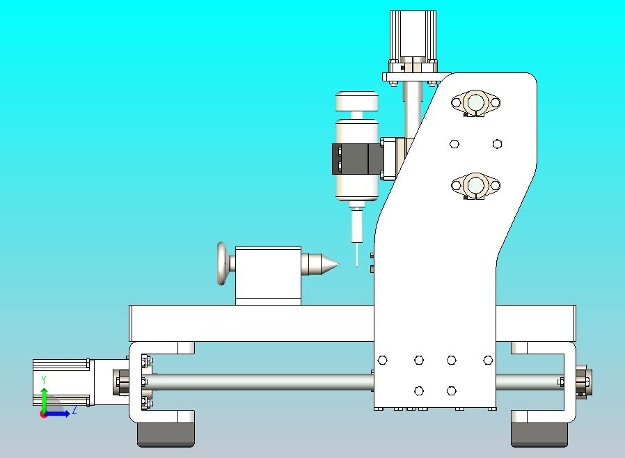 4轴铣床3D图纸模型