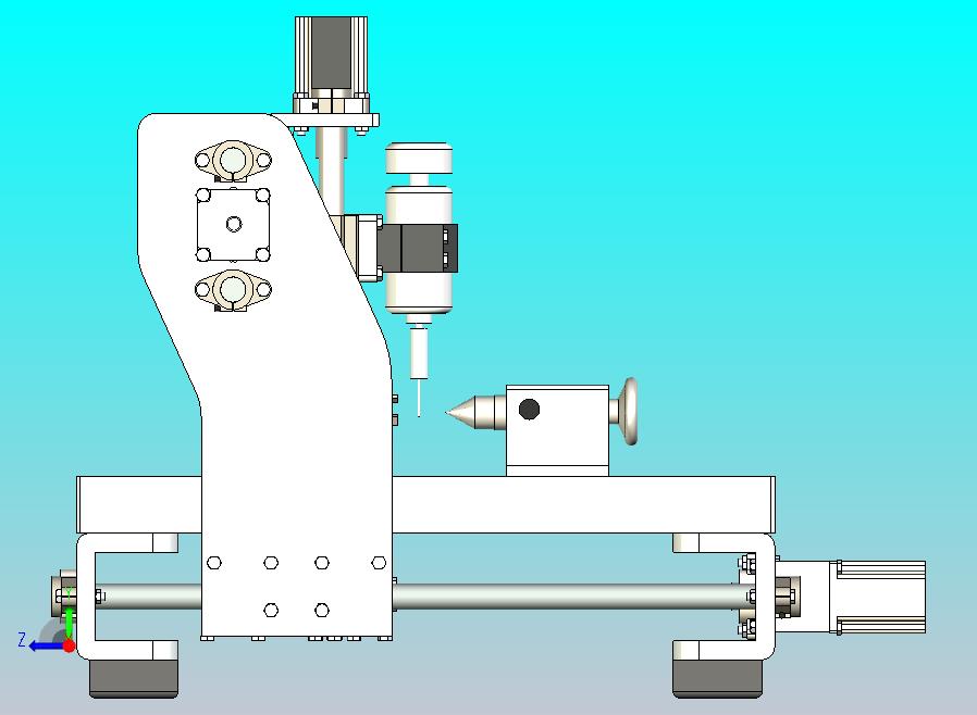4轴铣床3D图纸模型