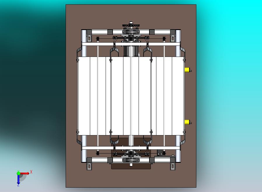垂直旋转自动停车场模型