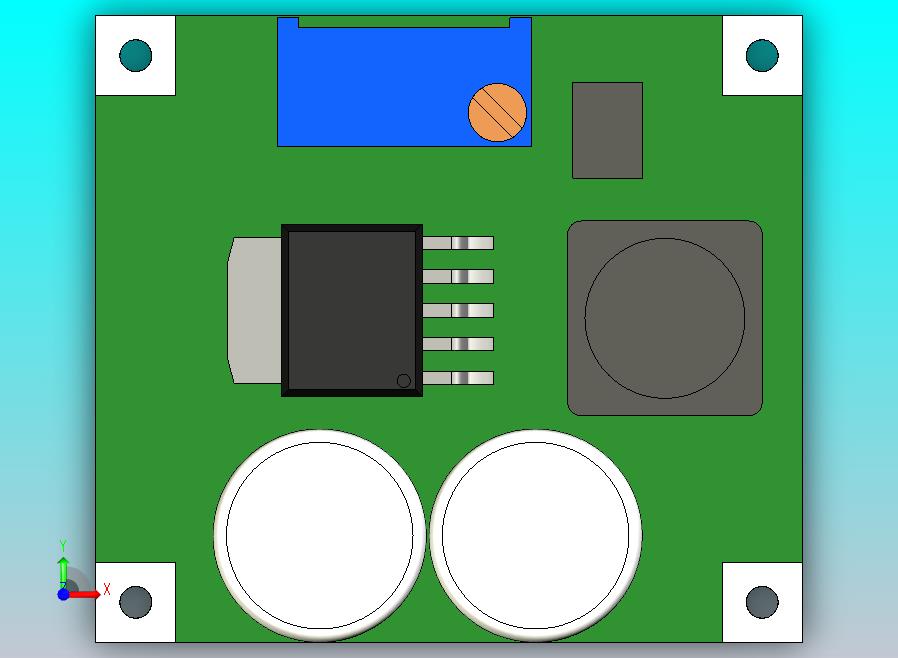 DC-DC 7015 60伏方形PCB