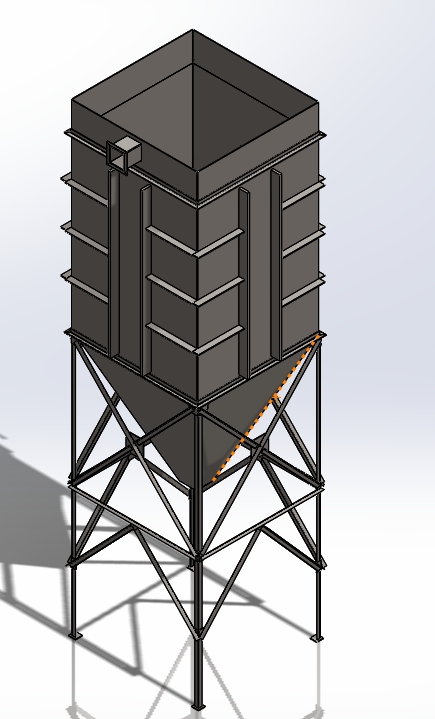 谷物储存和输送筒仓