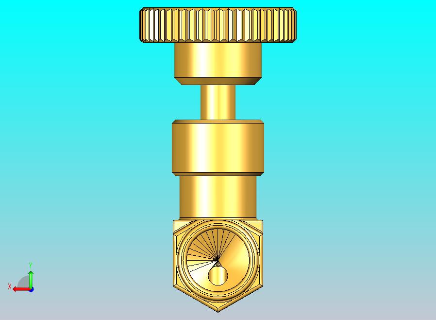 直通内外螺纹阀