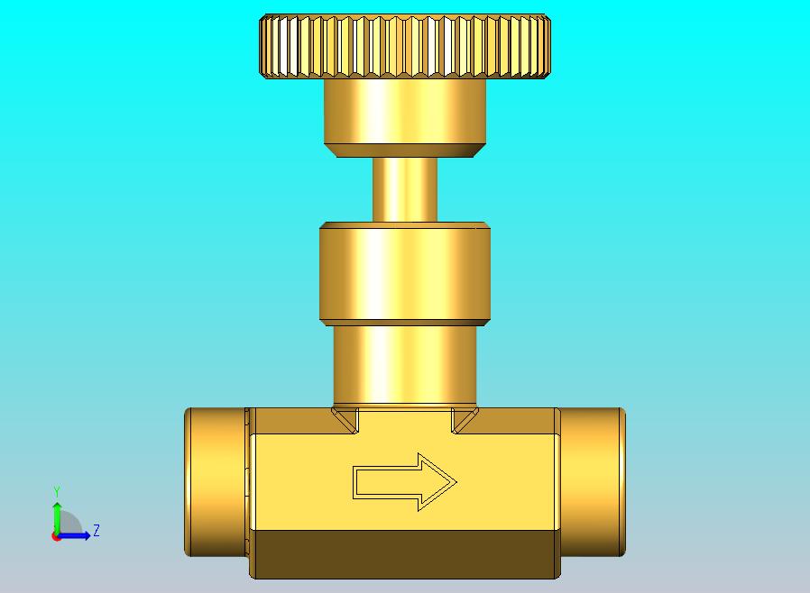 直通内外螺纹阀