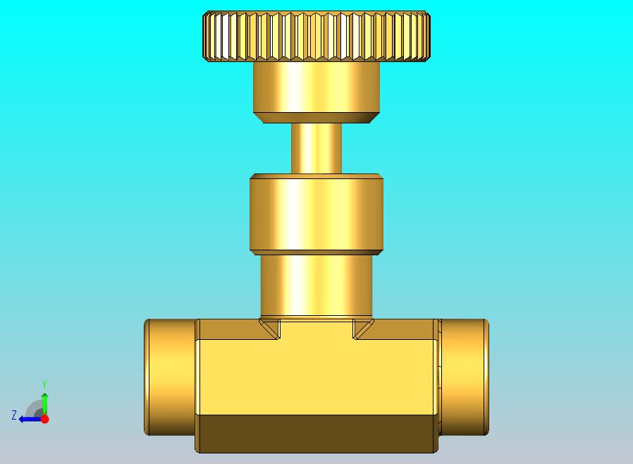直通内外螺纹阀