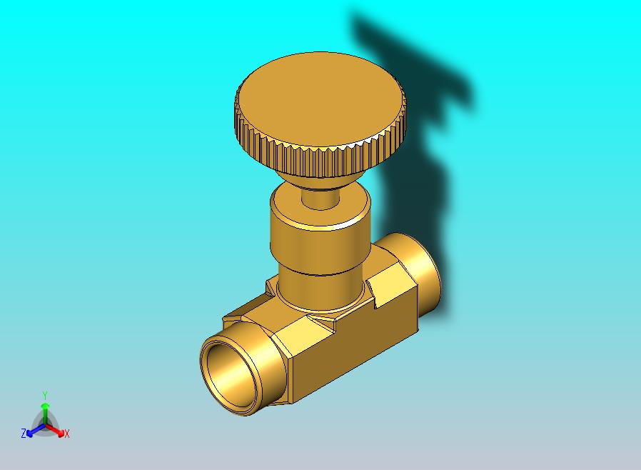 直通内外螺纹阀