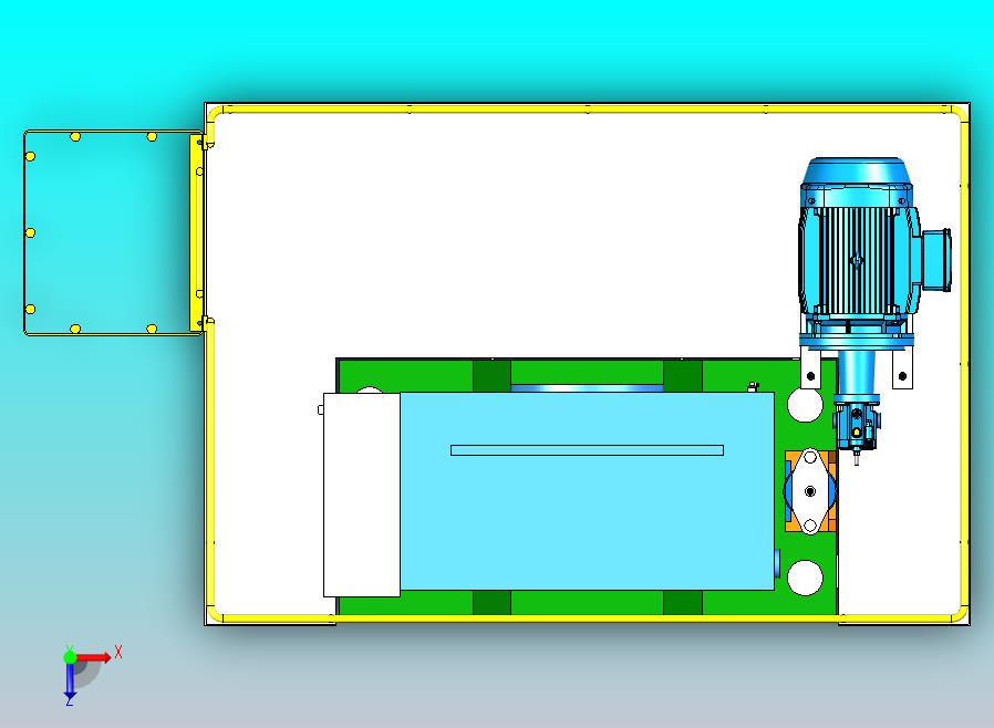 600T精密冲床3D模型