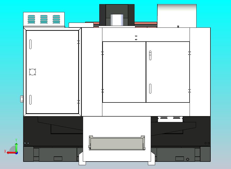 850L加工中心3D三维模型