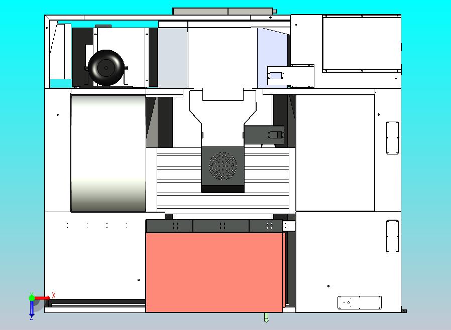 850L加工中心3D三维模型