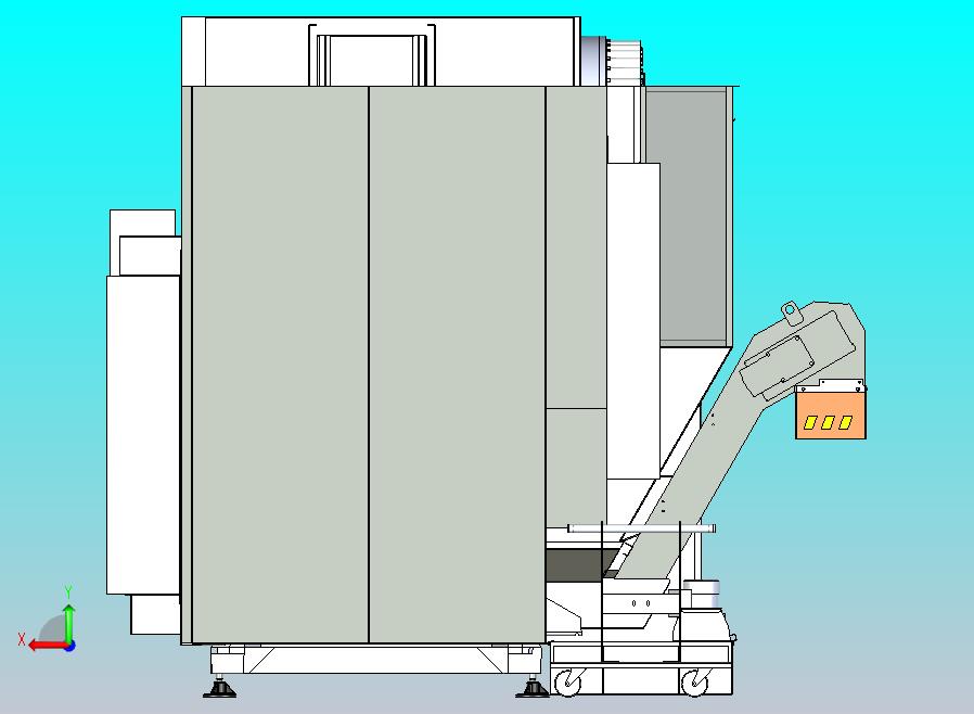 5轴CNC铣床设计模型3D图