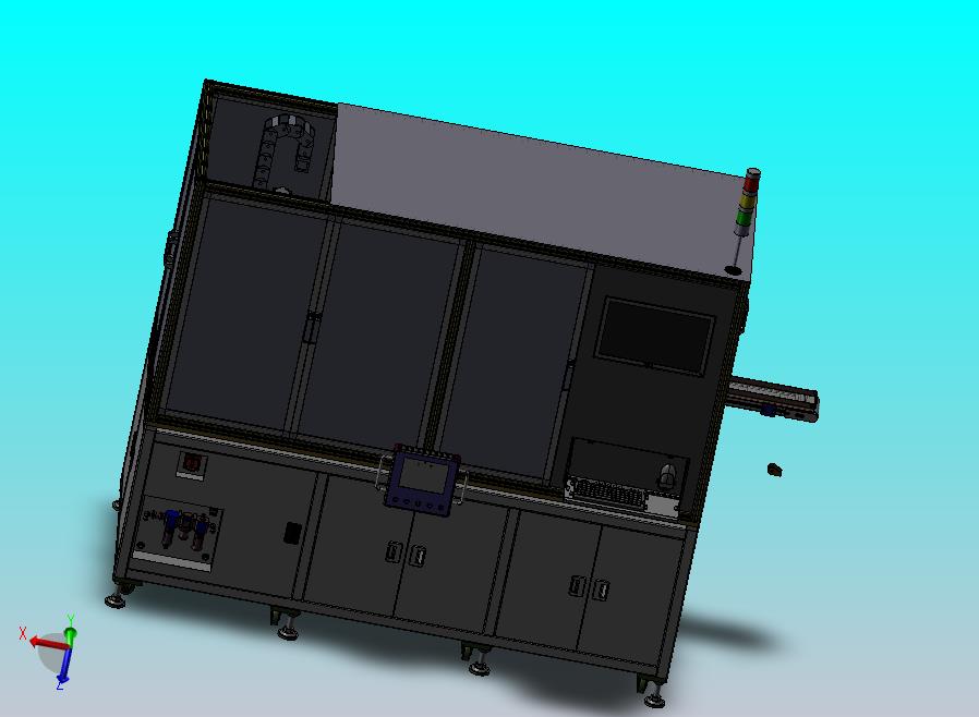 塑胶件自动接料组装打标设备