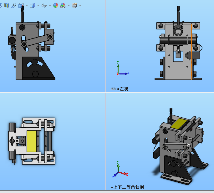 【电梯部件】OX-250电磁触发式夹绳器模型  共2种规格(2)