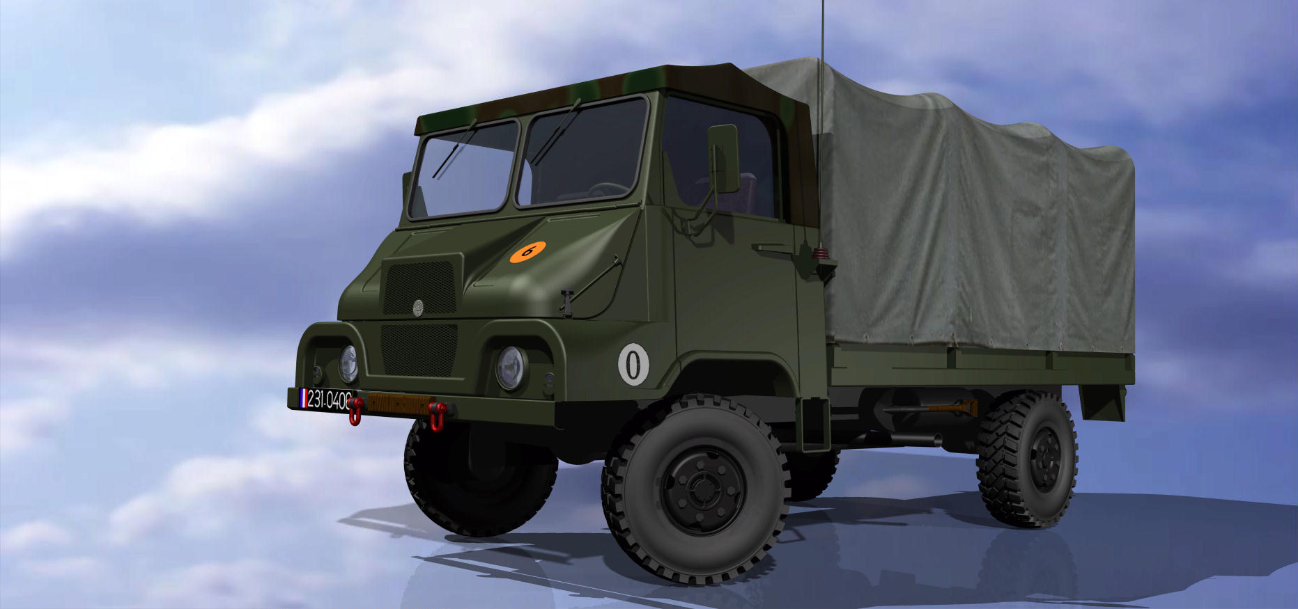 1964年法国军卡模型