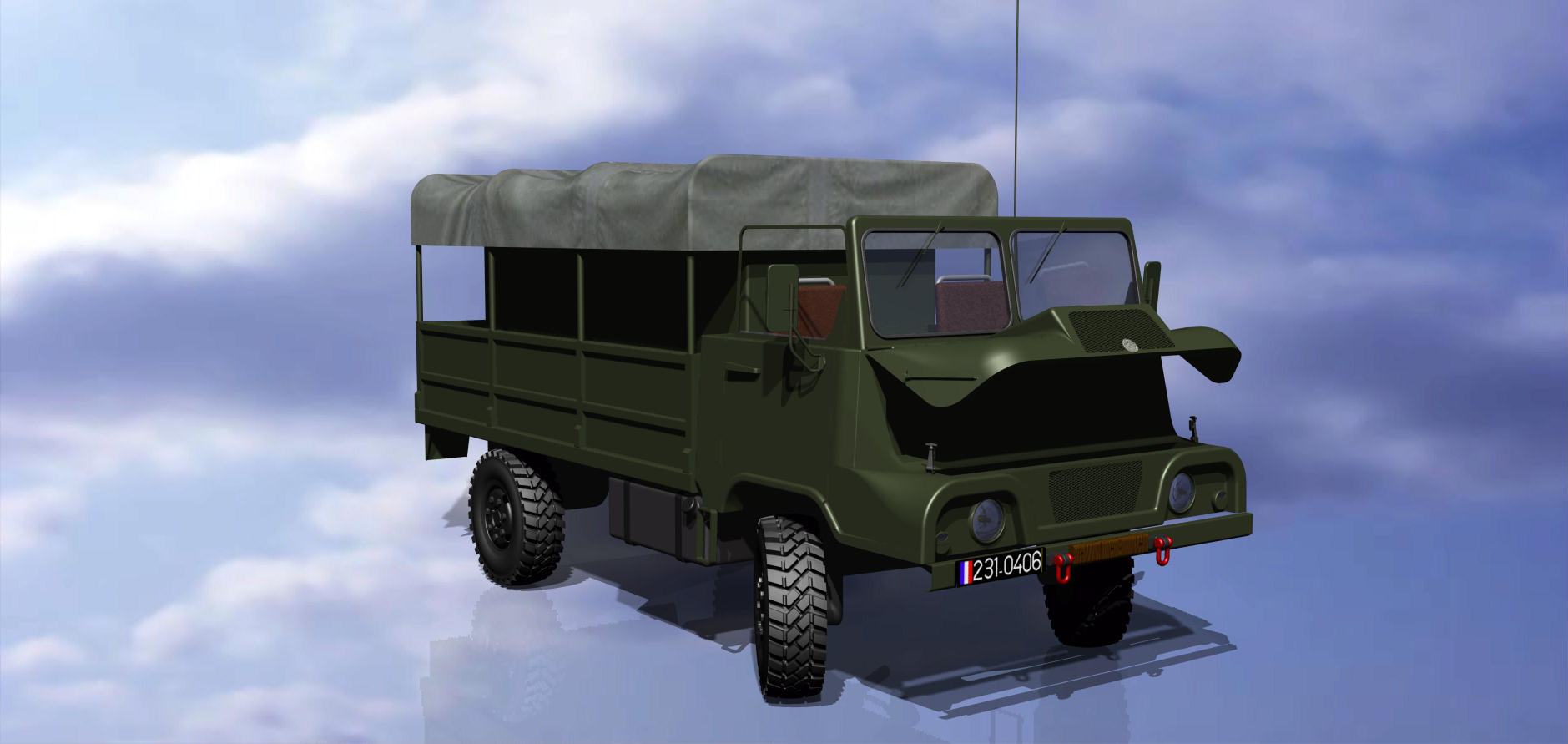 1964年法国军卡模型