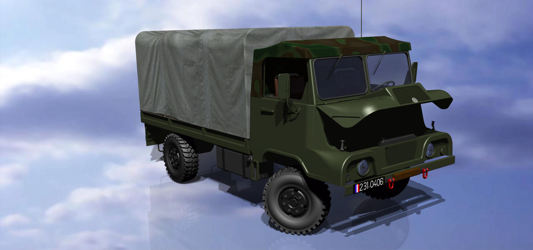 1964年法国军卡模型