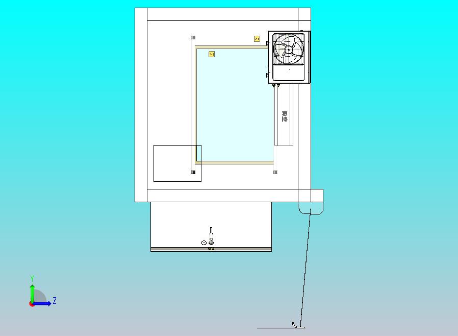 工地用活动板房3D，带空调