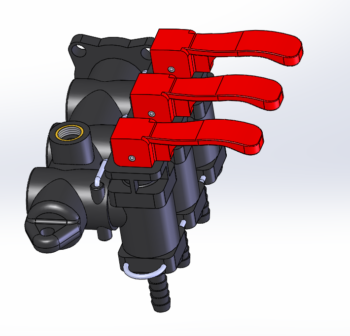 家用供水阀门组件设计