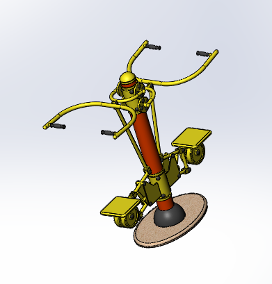 健身器材之手臂腰部训练仪