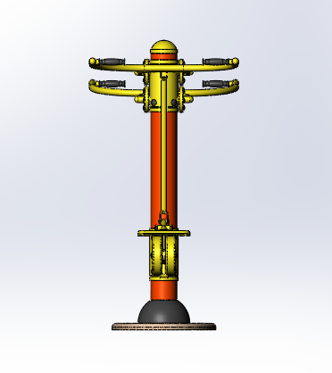 健身器材之手臂腰部训练仪