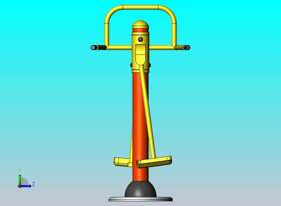 健身器材之腿部摇摆训练机