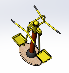 健身器材之腿部摇摆训练机
